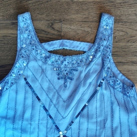 MOLLY Bracken Retro Flapper 1920s Sequin Dress New Small - Picture 5 of 9